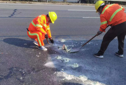 印台公路下沉注浆加固